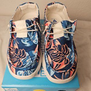 Reef  Shoes Coast Blue/Peach Womens Size 8